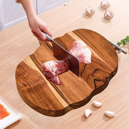 JWDX Cooking Utensils Clearance, Kitchen Pumpkin Cutting Board Halloween Charcuterie Wooden Boards Halloween Pumpkin Shaped Wood Cutting Board Cooked Food Wooden Board for Chopping Meat As shown.