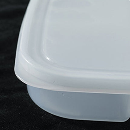 JWDX Food Storage Clearance, Divided Veggie Tray with Lid Vegetable Storage Square Relish Serving Platter with 5/6 Compartment Snack Container A.