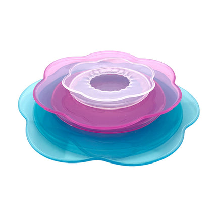 JWDX Closure Bags and Lids and Boxes Clearance, Multifunctional Petal Silicone Fresh Keeping Cover Silicone Elastic Stretch Cover Silicone Bowl Reusable Food Storage for Various Food Containers As shown.