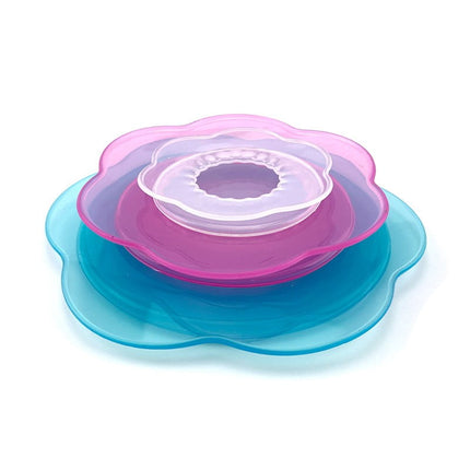 JWDX Closure Bags and Lids and Boxes Clearance, Multifunctional Petal Silicone Fresh Keeping Cover Silicone Elastic Stretch Cover Silicone Bowl Reusable Food Storage for Various Food Containers As shown.