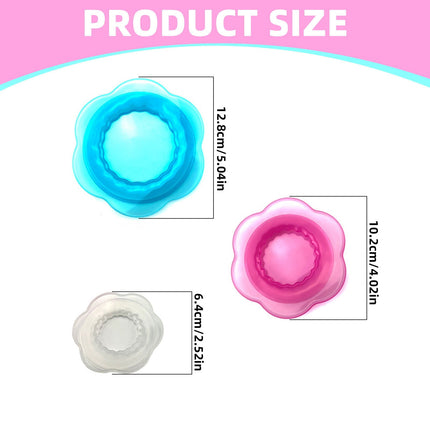JWDX Closure Bags and Lids and Boxes Clearance, Multifunctional Petal Silicone Fresh Keeping Cover Silicone Elastic Stretch Cover Silicone Bowl Reusable Food Storage for Various Food Containers As shown.