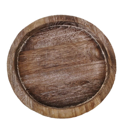 JWDX Baking Trays and Trays Clearance, Rustic Wooden Tray Candle Holder Plate Pillar Candle Tray Wood for Farmhouse Kitchen Countertop Coffee Table Home Decor COL.