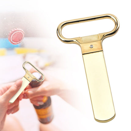 JWDX Bottle Opener Clearance, Bottle Openers Wine Cork Extractor Corkscrew Beer Corks Stainless Two Jaw Puller Used to Open Bottles B.