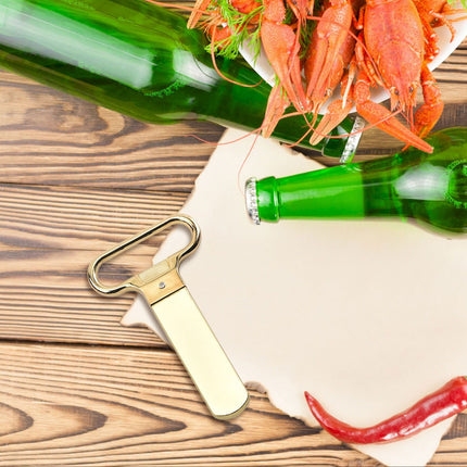 JWDX Bottle Opener Clearance, Bottle Openers Wine Cork Extractor Corkscrew Beer Corks Stainless Two Jaw Puller Used to Open Bottles B.