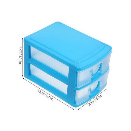JWDX Rack Clearance, Mini Desktop Drawer Multi Layer Plastic Drawer Storage Box Cosmetic Storage Container Tabletop Sundries Storage Case Removable Desktop Organizer Box As shown.