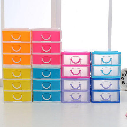 JWDX Rack Clearance, Mini Desktop Drawer Multi Layer Plastic Drawer Storage Box Cosmetic Storage Container Tabletop Sundries Storage Case Removable Desktop Organizer Box As shown.
