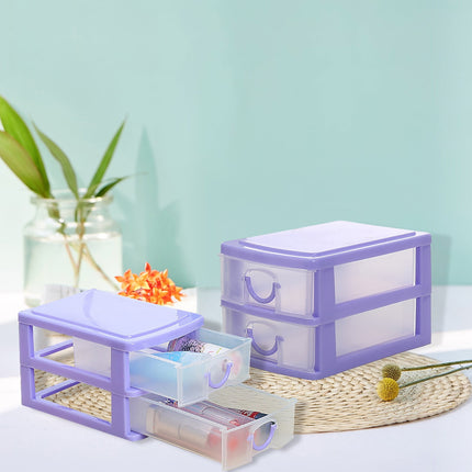 JWDX Rack Clearance, Mini Desktop Drawer Multi Layer Plastic Drawer Storage Box Cosmetic Storage Container Tabletop Sundries Storage Case Removable Desktop Organizer Box As shown.