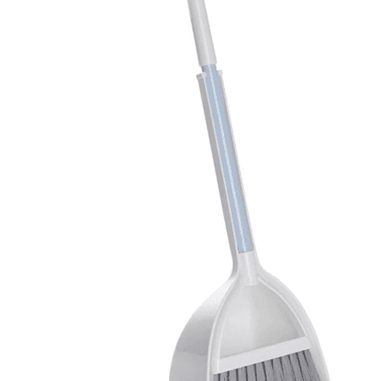 JWDX Cleaning Brush Clearance, Small and Dustpan Set Broomstick and Dust Pan Combo for Home Kitchen Room Kids Housework Cleaning Craft (White) As shown.