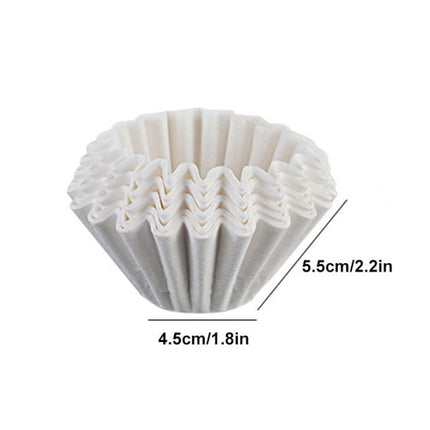 JWDX Strainers Clearance, 50 Pack Coffee Filters Basket Paper Coffee Filters Small Coffee Maker Single Coffee Pot Pour Over Coffee Makers As shown.