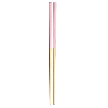 JWDX Tableware Clearance, 1 Pairs Stainless Chopsticks Reusable Dishwasher Noodles Chopsticks Eating Cooking Dinning Flatware Kitchen Utensils(Gold ) As shown.