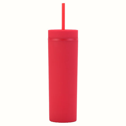 JWDX Glass and Bottle Clearance, 16Oz Tumbler with Lid and Plastic Water Coffee Tumbler Cup Water Bottle Slim Double Wall Reusable Plastic Tumbler Cups Travel Mug Coffee Cup 450Ml RDA.