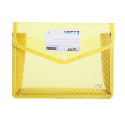 Back to College Yxwen Folder File with Snap Document Wallet Expanding File Button Folder Office & Stationery One Size Yellow.