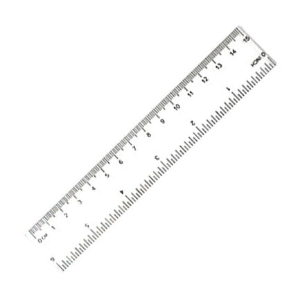 Back to College Yxwen Centimeter Inch Scale Ruler. Plastic Ruler Small Ruler for Measuring Suitable for Schools and Suitable for Artists Designers and Students Etc White One Size AA.