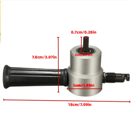 Metal Sheet Biting Machine 160A-Red Card-Mounted Nylon Model JWDX, 1 Sheet Metal Biting Machine Set Metal Sheet Nibbler Cutter Double Head Metal Sheet Cutter Hole Drill Attachment Paperboard Package One Size Orange.