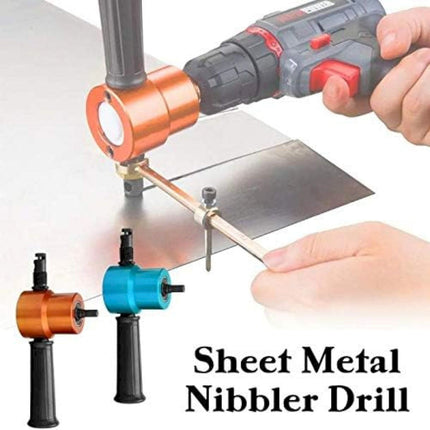 Metal Sheet Biting Machine 160A-Red Card-Mounted Nylon Model JWDX, 1 Sheet Metal Biting Machine Set Metal Sheet Nibbler Cutter Double Head Metal Sheet Cutter Hole Drill Attachment Paperboard Package One Size Orange.