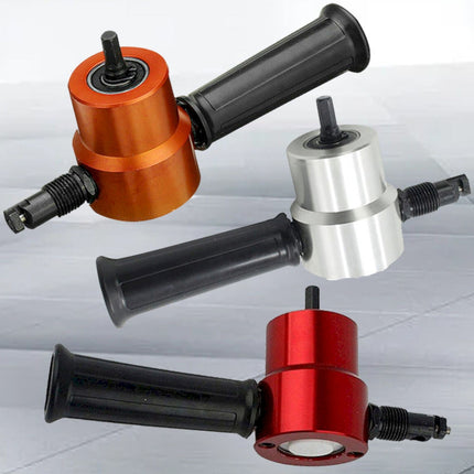 Metal Sheet Biting Machine 160A-Red Card-Mounted Nylon Model JWDX, 1 Sheet Metal Biting Machine Set Metal Sheet Nibbler Cutter Double Head Metal Sheet Cutter Hole Drill Attachment Paperboard Package One Size RD1.