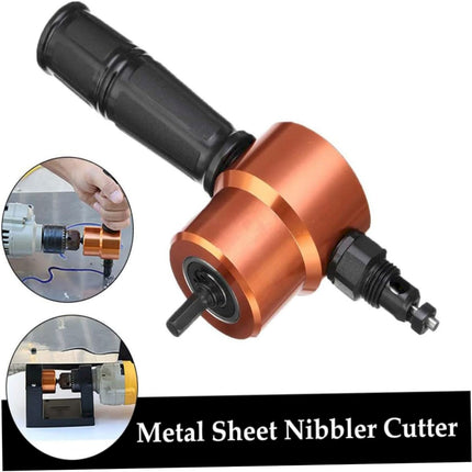 Metal Sheet Biting Machine 160A-Red Card-Mounted Nylon Model JWDX, 1 Sheet Metal Biting Machine Set Metal Sheet Nibbler Cutter Double Head Metal Sheet Cutter Hole Drill Attachment Paperboard Package One Size Silver.