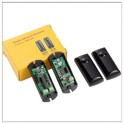 Infrared Radio Alarm JWDX, 1* Anti-Theft Alarm 1Pc Single Beam Infrared Detector Alarm Barrier Sensor Photoelectric Home One Size Black.