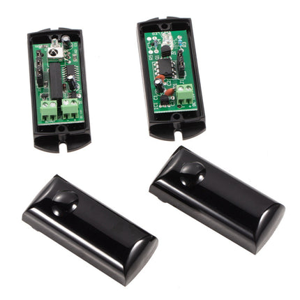Infrared Radio Alarm JWDX, 1* Anti-Theft Alarm 1Pc Single Beam Infrared Detector Alarm Barrier Sensor Photoelectric Home One Size Black.