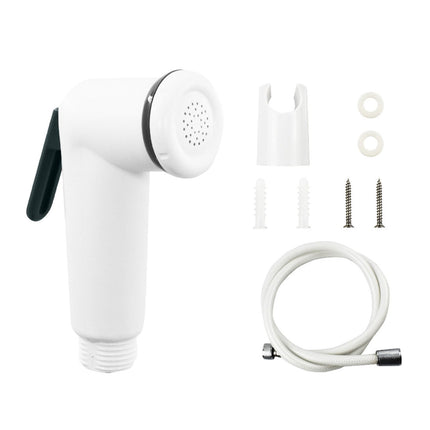Sprayer with 4Ft Hose White Spray Gun JWDX, Spray Gun Set Multi Functional Bathroom Pressure Booster Spray Set High Pressure Rinse & Feminine Wash Nozzle Faucet Companion One Size White.