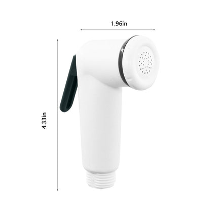 Sprayer with 4Ft Hose White Spray Gun JWDX, Spray Gun Set Multi Functional Bathroom Pressure Booster Spray Set High Pressure Rinse & Feminine Wash Nozzle Faucet Companion One Size White.