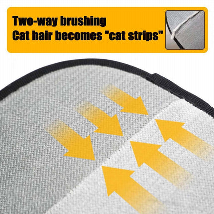 Pet Hair Removal Gloves JWDX, 1 Glove*2 Pet Hair Removal Glove Double Reusable Pet Hair Remover Electrostatic Gloves for Couch Furniture Clothing One Size*2 Black*2.