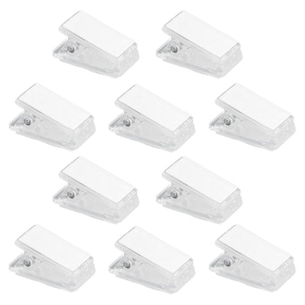 JWDX, 10x Clip Tapestry Wall Hangers Self Adhesive Clips Wall Clips Poster Hangers Shower Curtain Clips Double Adhesive Spring Clips for Blankets Posters Party 1" x 0.51" x 0.51" CL3.