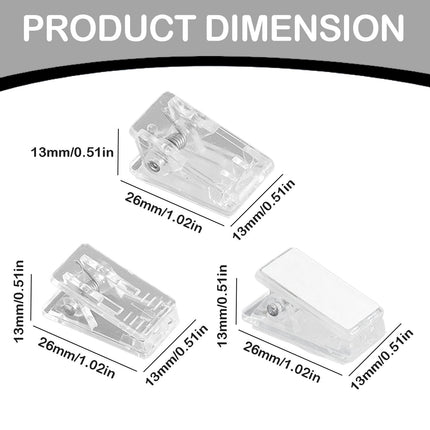 JWDX, 10x Clip Tapestry Wall Hangers Self Adhesive Clips Wall Clips Poster Hangers Shower Curtain Clips Double Adhesive Spring Clips for Blankets Posters Party 1" x 0.51" x 0.51" CL3.