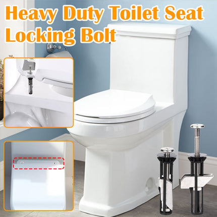 Toilet Lid Fixing Screw Locking (Including 18, 28Mm Gasket) 1, Toilet Seat Kit Screws Quick Release Easy To Install Toilet Seat Replacement Parts Kit Toilet Cover Accessories Fixing Accessories JWDX One Size Black.