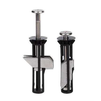 Toilet Lid Fixing Screw Locking (Including 18, 28Mm Gasket) 1, Toilet Seat Kit Screws Quick Release Easy To Install Toilet Seat Replacement Parts Kit Toilet Cover Accessories Fixing Accessories JWDX One Size Black.