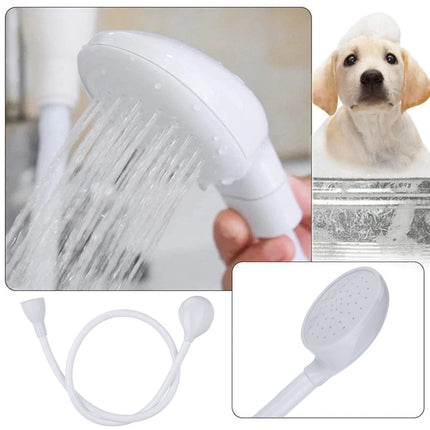Portable Shampoo Sprayer Cleaning Tool Shower Head 1Pc Shower Spray Hose, Portable, Shower Head, Shampoo, Sprayer, Single Hose, Shower Hose JWDX 9.4" x 7.1" x 0.4" A.