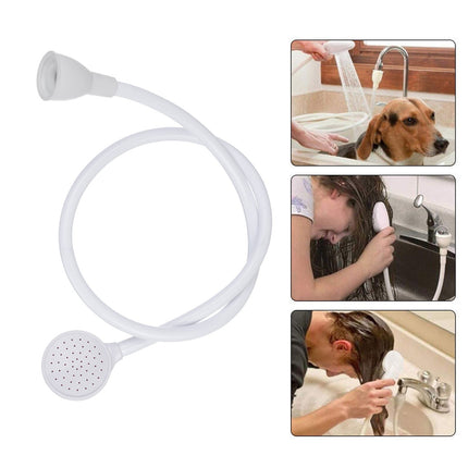 Portable Shampoo Sprayer Cleaning Tool Shower Head 1Pc Shower Spray Hose, Portable, Shower Head, Shampoo, Sprayer, Single Hose, Shower Hose JWDX 9.4" x 7.1" x 0.4" A.