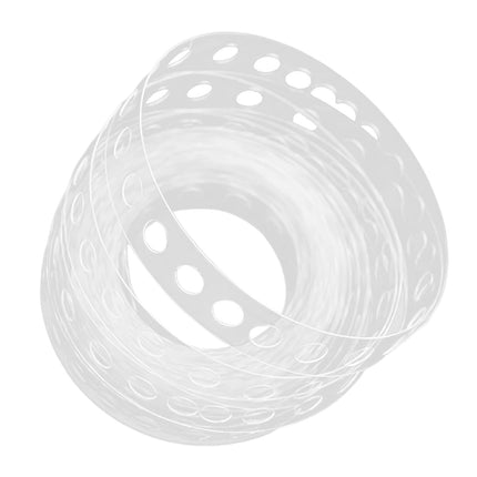 Adhesive Tape Jwdx Handmade Tape 5M Transparent Flexible Plastic Balloon Tape Strips for Birthday 110 Holes Balloon String with Hole Design for Easy Balloon Fixing and Decorations One Size Clear.