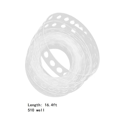Adhesive Tape Jwdx Handmade Tape 5M Transparent Flexible Plastic Balloon Tape Strips for Birthday 110 Holes Balloon String with Hole Design for Easy Balloon Fixing and Decorations One Size Clear.