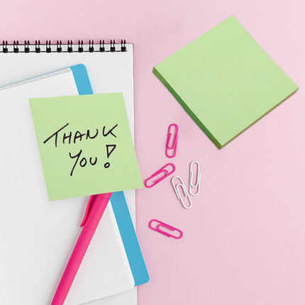 Sticky Note B Jwdx Feet Tearable and Super Sticky Notes Bright Colors 100 Sheets One Size H.