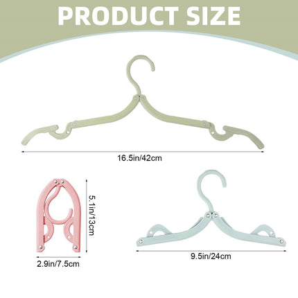 Folding Clothes Hanger Pink 5Pcs Jwdx Travel Foldable Hangers Update Portable Plastic Hanger Travel Accessories Must Haves Clothes Drying Rack Folding Hanger for Traveling Camping Flying Rv One Size Green.