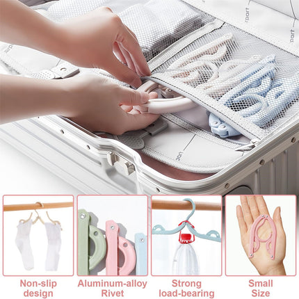 Folding Clothes Hanger Pink 5Pcs Jwdx Travel Foldable Hangers Update Portable Plastic Hanger Travel Accessories Must Haves Clothes Drying Rack Folding Hanger for Traveling Camping Flying Rv One Size Green.