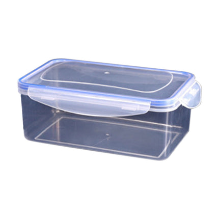 Grrvtrz ,Kitchen Refrigerator Rectangular Food Container Microwave Heat Plastic Lunch Box Food Lunch Box Fruit Storage Sealed Box,Lunch Box，Bento Box C.