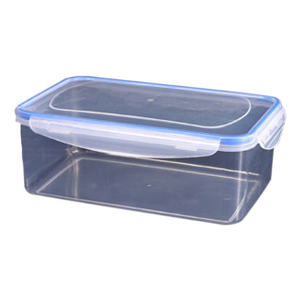 Grrvtrz ,Kitchen Refrigerator Rectangular Food Container Microwave Heat Plastic Lunch Box Food Lunch Box Fruit Storage Sealed Box,Lunch Box，Bento Box D.