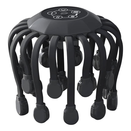 Grrvtrz Head Massagers Scalp Massagers Motorized Scalp Massagers with 20 Individual Massage Nodes 5 Modes and 360 Degrees Of Adjustable Massage.,Home Essentials,Home Appliances Black.