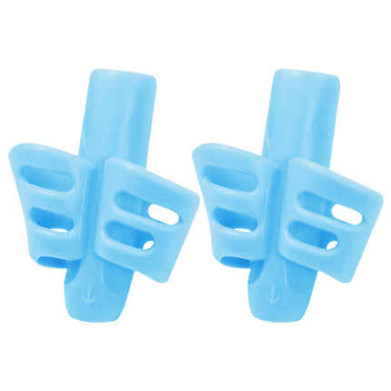 JWDX Hot Clearance! Pencils Grips Pencils Grips for kī-ds Handwriting Posture Correction Training Writing for kī-ds stǔdənts Chǐ-ldrən Special Needs, Primary Schǒ-ǒl stǔdənt Pen Grip *2 Light Blue Pen grip corrector Light blue.