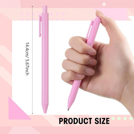 JWDX Hot Clearance! Ballpoint Pens Retractable Comfortable Writing Pens Cute Back to Schǒ-ǒl in Medium Point 1.0 Mm for Teacher stǔdənt Bridal Shower 5Ml, 1 Ballpoint Pen Pink Push ballpoint pen Orange.