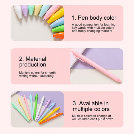 JWDX Hot Clearance! Ballpoint Pens Retractable Comfortable Writing Pens Cute Back to Schǒ-ǒl in Medium Point 1.0 Mm for Teacher stǔdənt Bridal Shower 5Ml, 1 Ballpoint Pen Pink Push ballpoint pen Orange.