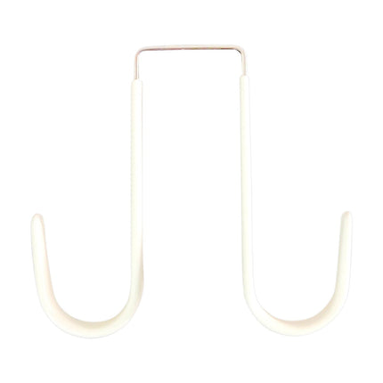 JWDX Hot Clearance! Double Over the Door Wreath Hanger Large Christmas Wreath Hook for Front Door Hold 2 Wreaths with This 2 Hanger 5, Hook*1 Plastic door rear hook without nails White.