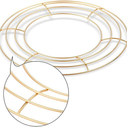 LGCASL Wreath Frame Wire Wreath Frame Holiday Metal Wire Ring Valentines Decorations for Floral Arrangements Craft Diy,Garland Frame, 1 Wire Wreath Stand B Wire Wreath Stand 40cm.