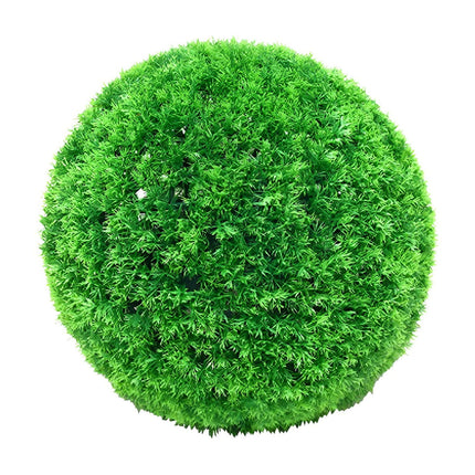 LGCASL Simulation Artificial Plant Topiary Faux Decorative for Garden Backyard Balcony and Home Décor, Pine Needle Grass Ball*1 W (Outer Diameter 13cm) Simulation plant grass ball pine needles Y (Outer diameter 23cm).
