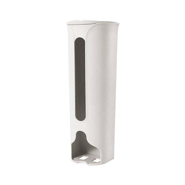 1 Storage Box Grocery Bag Holder Wall Mount Garbage Storage Bag Dispenser Hanging Can with Cover Kitchen Bag Holder Dispenser for Bags One Size A
