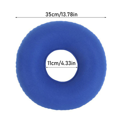 Inflatable Cushion*1 Donut Cushion Donut Pillow Tailbone Cushion Hemmoroid Pillow Cushion for Hemorrhoid Bed Pregnancy Post Natal & More. Firm Density Tailbo One Size Red.
