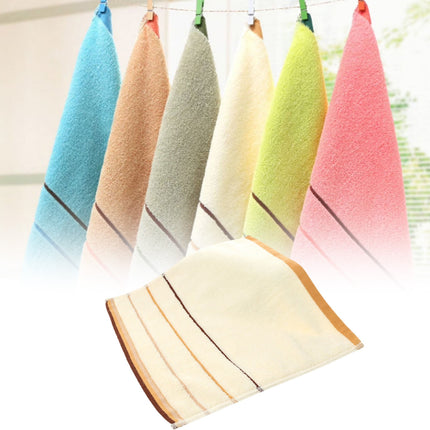 1 Towel Square Pure Cotton Towel Thickened Absorbent Large Square Towel Kindergarten Cleaning Towel Hand Towel One Size White.