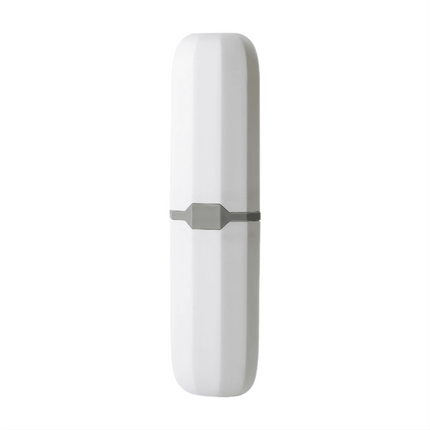 Toothbrush Storage Box*1 Portable Toothbrush Case for Students – Travel Friendly Plastic Toothbrush Organizer One Size White.